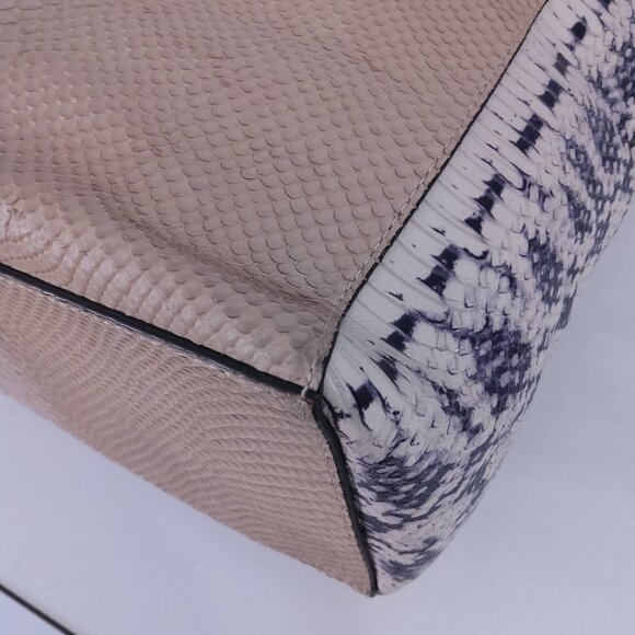 Snakeskin Print Coach Bag - Picture 6 of 14